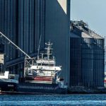 Harbour in Belfast UK