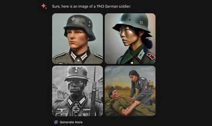 Misinterpreted images of soldiers